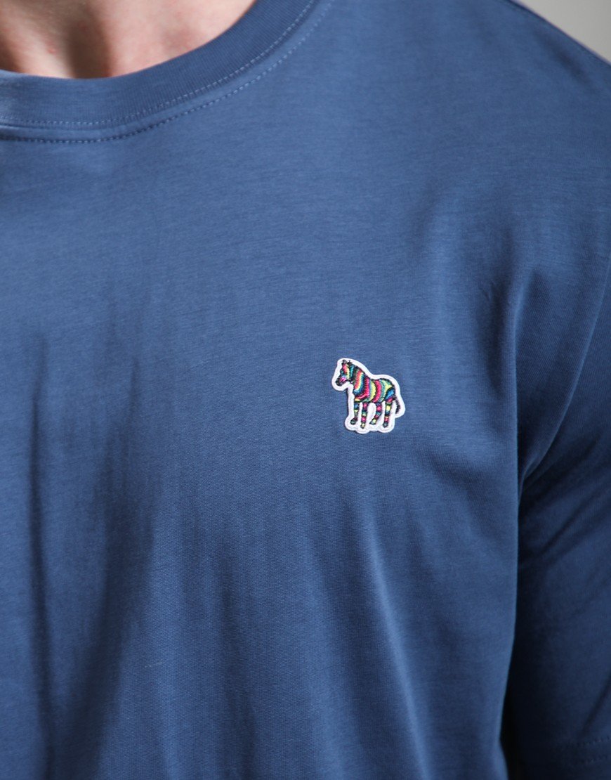Paul Smith Regular Fit Zebra T-Shirt 46E Indigo