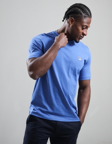 Paul Smith Regular Fit Zebra T-Shirt Blue 44M