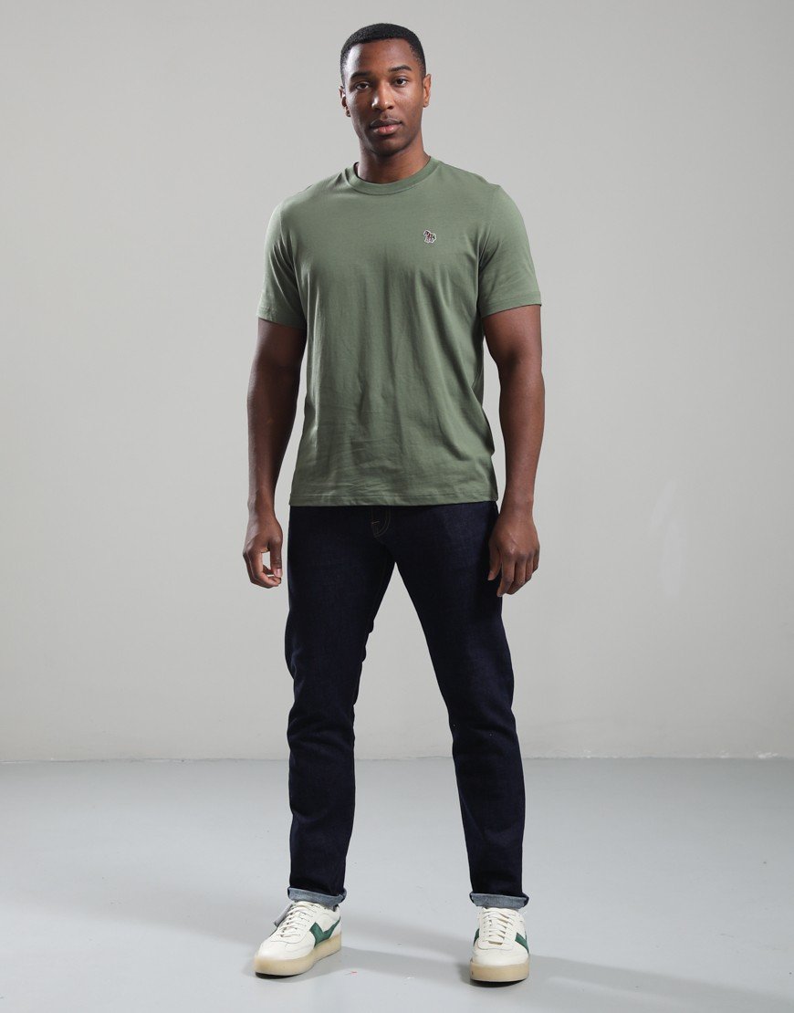 Paul Smith Regular Fit Zebra T-Shirt Green 35E