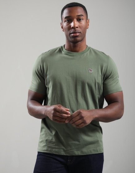 Paul Smith Regular Fit Zebra T-Shirt Green 35E