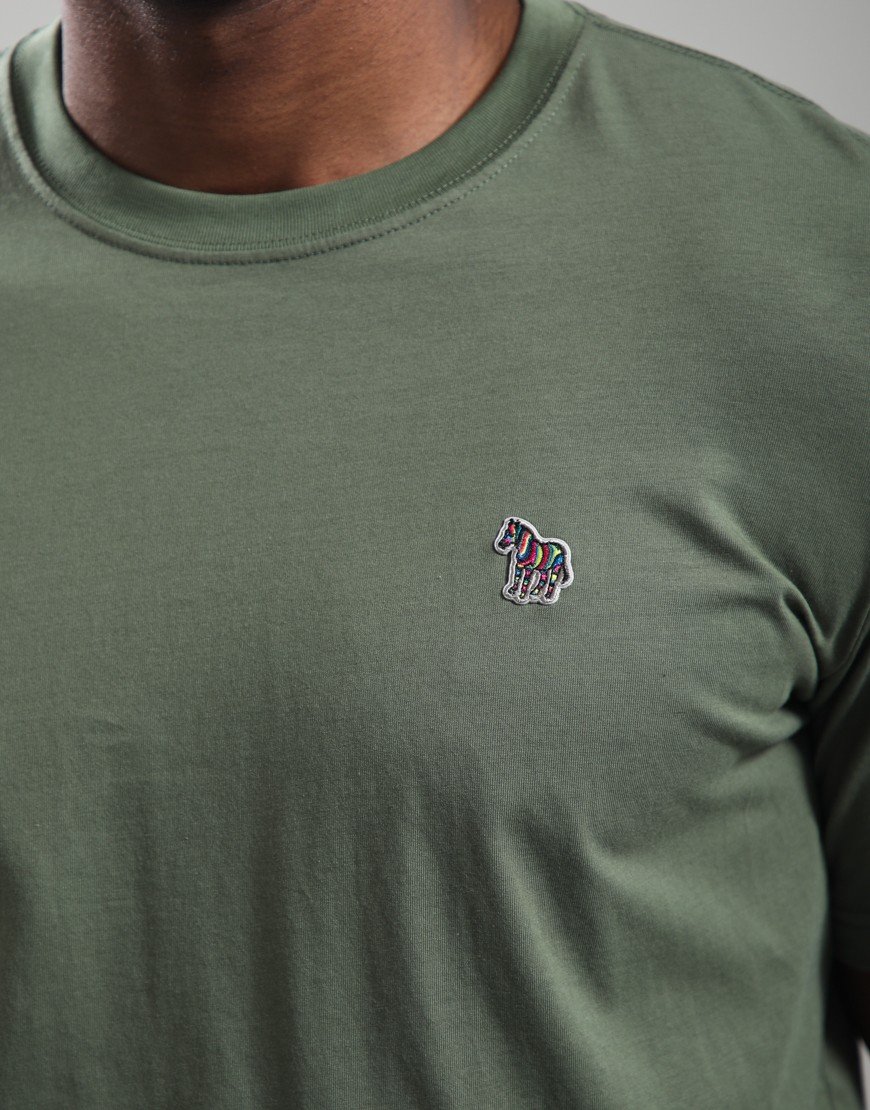 Paul Smith Regular Fit Zebra T-Shirt Green 35E