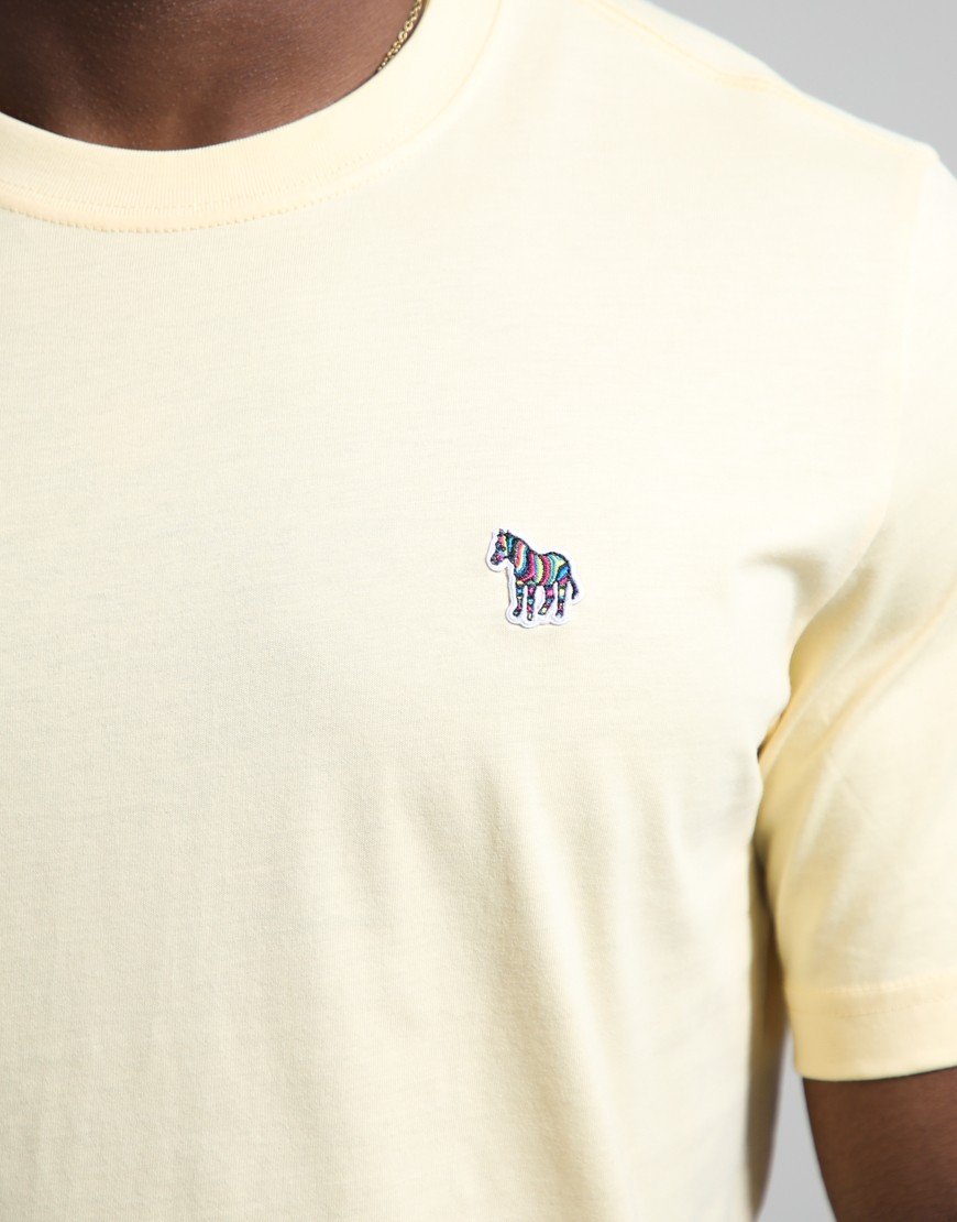 Paul Smith Regular Fit Zebra T-Shirt Yellow 10A
