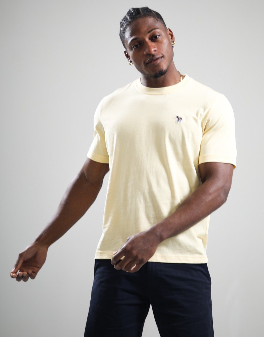 Paul Smith Regular Fit Zebra T-Shirt Yellow 10A