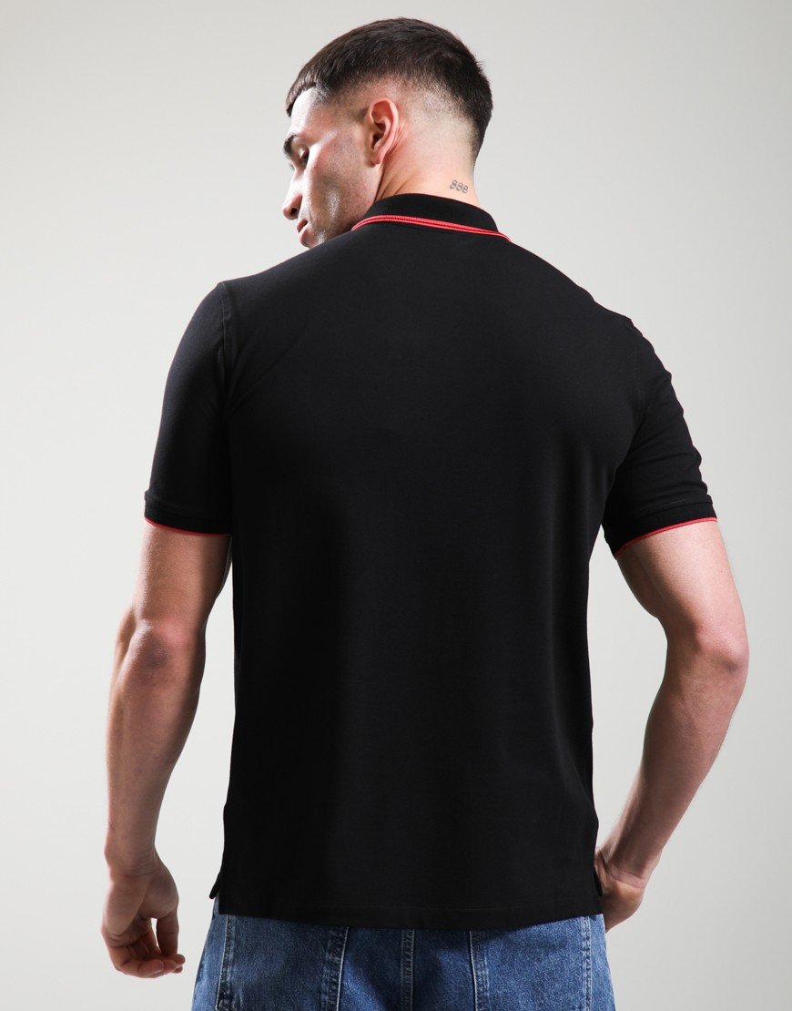 Paul Smith Regular Fit Tipped Polo Shirt 79 Black