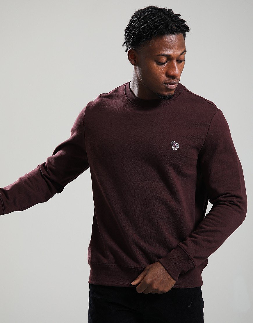 Paul Smith Regular Fit Sweat Zebra 29A Very Dark Red