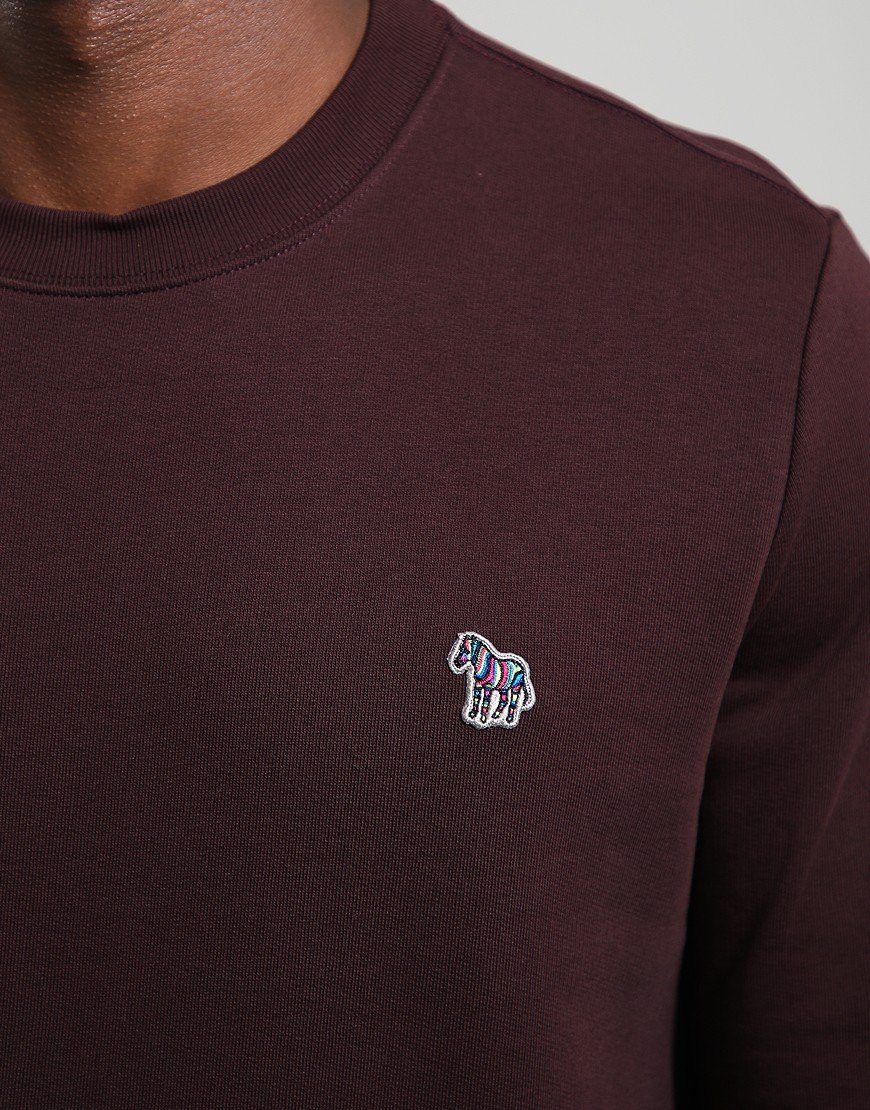 Paul Smith Regular Fit Sweat Zebra 29A Very Dark Red