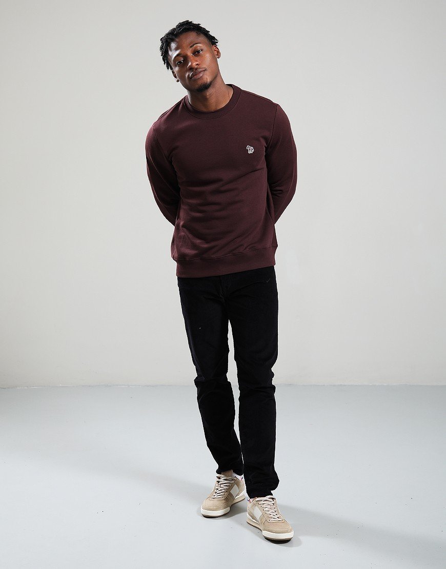 Paul Smith Regular Fit Sweat Zebra 29A Very Dark Red