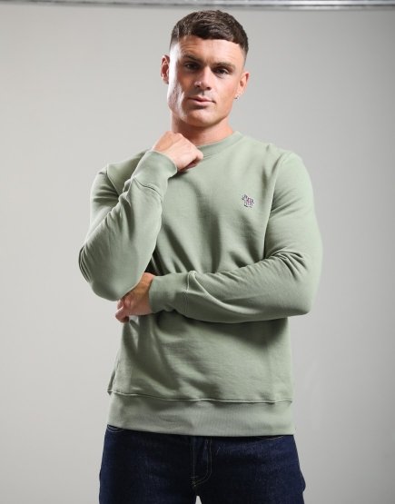 Paul Smith Zebra Logo Sweatshirt 34C Greyish Green