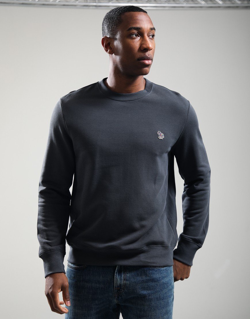 Paul Smith Regular Fit Sweat Zebra 76A Slate