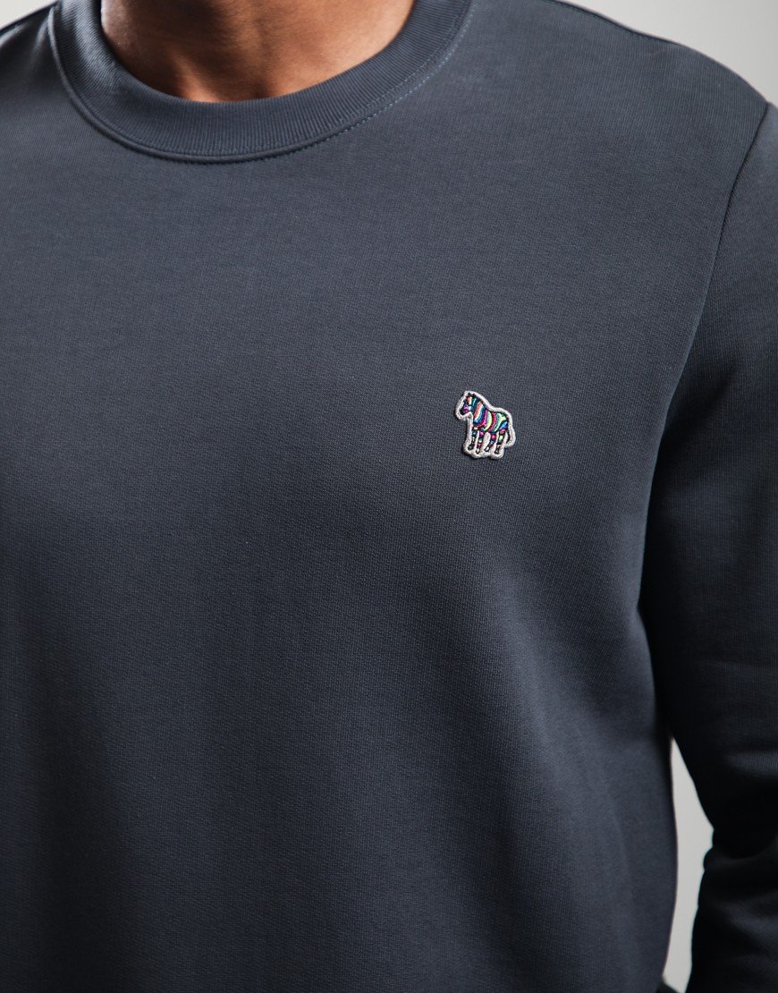 Paul Smith Regular Fit Sweat Zebra 76A Slate