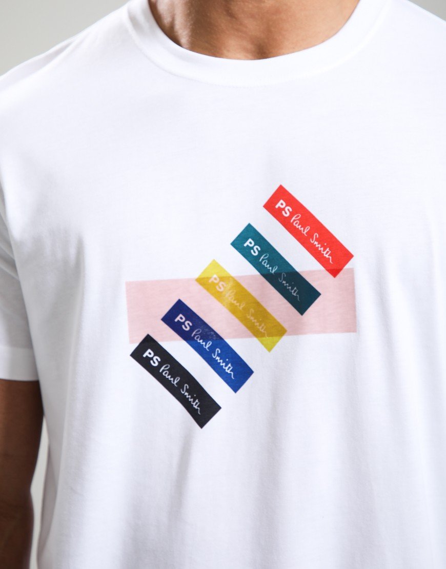 Paul Smith Barcode T-Shirt White