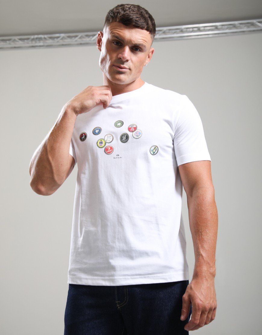 Paul Smith Bottle Tops T-Shirt White