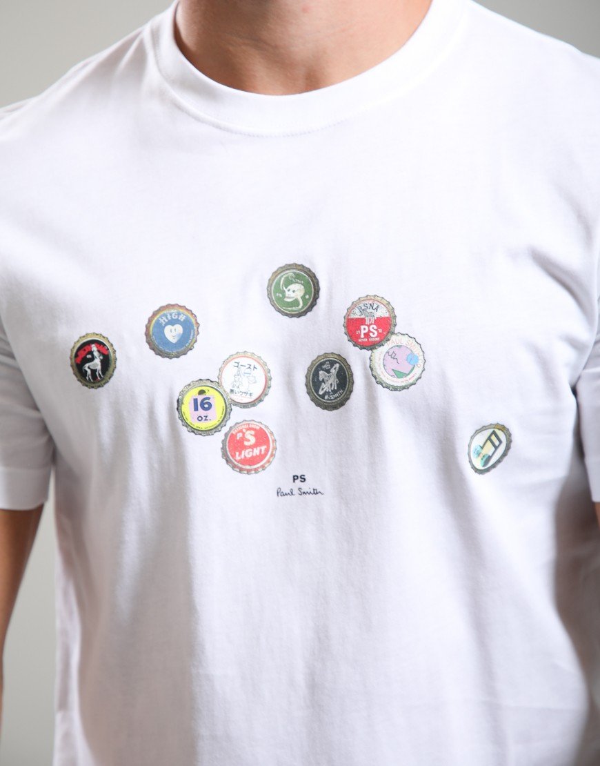 Paul Smith Bottle Tops T-Shirt White