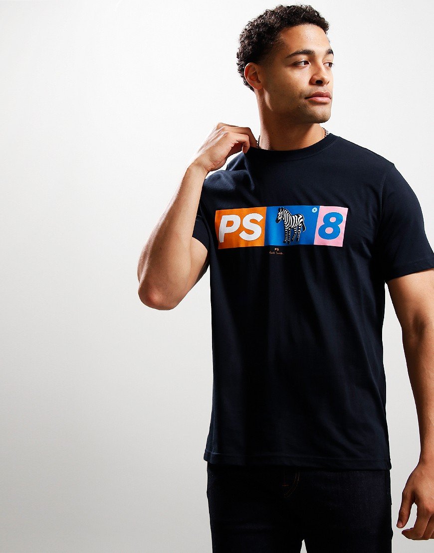 Paul Smith Ps8 Regular Fit T-Shirt 49 Very Dark Navy 