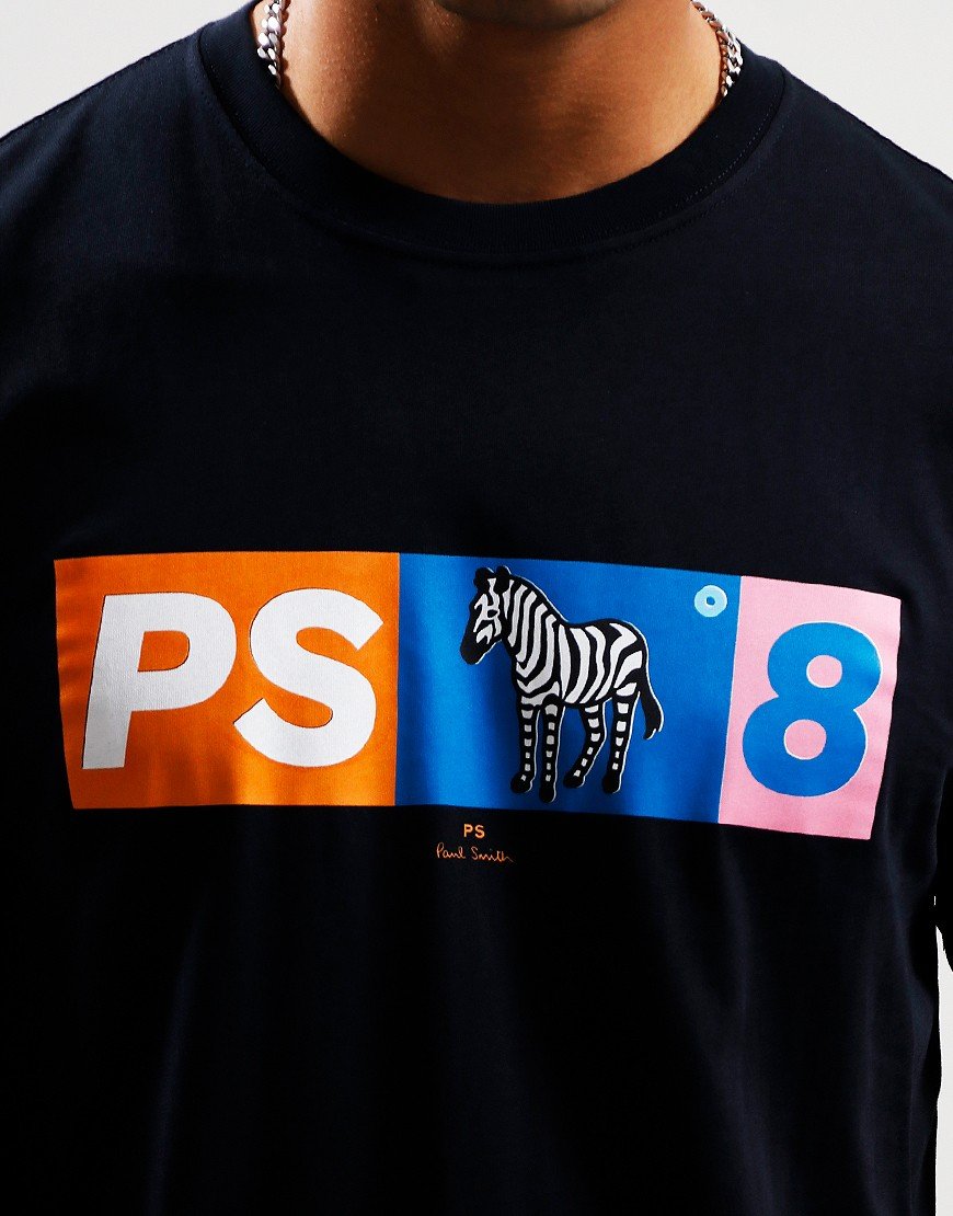 Paul Smith Ps8 Regular Fit T-Shirt 49 Very Dark Navy 