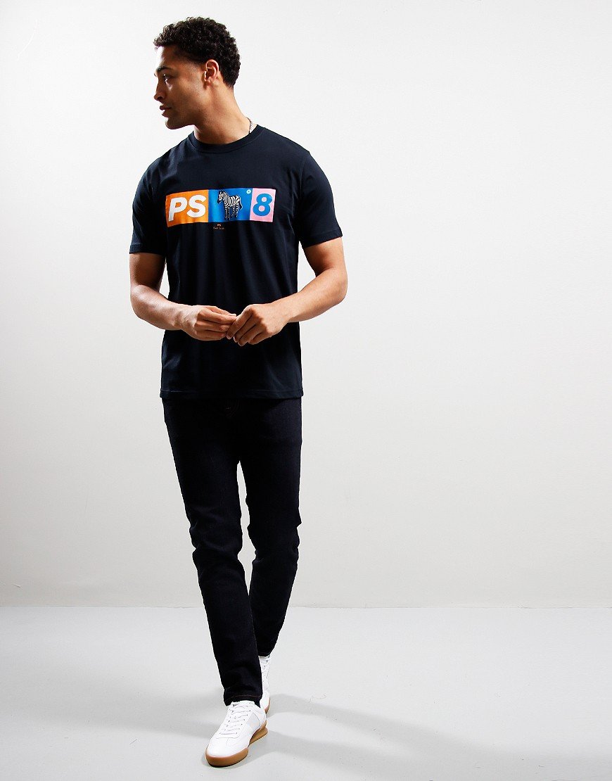Paul Smith Ps8 Regular Fit T-Shirt 49 Very Dark Navy 