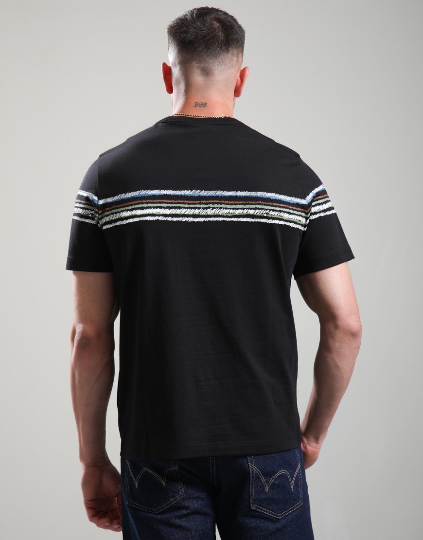 Paul Smith Stripe T-Shirt 79 Black