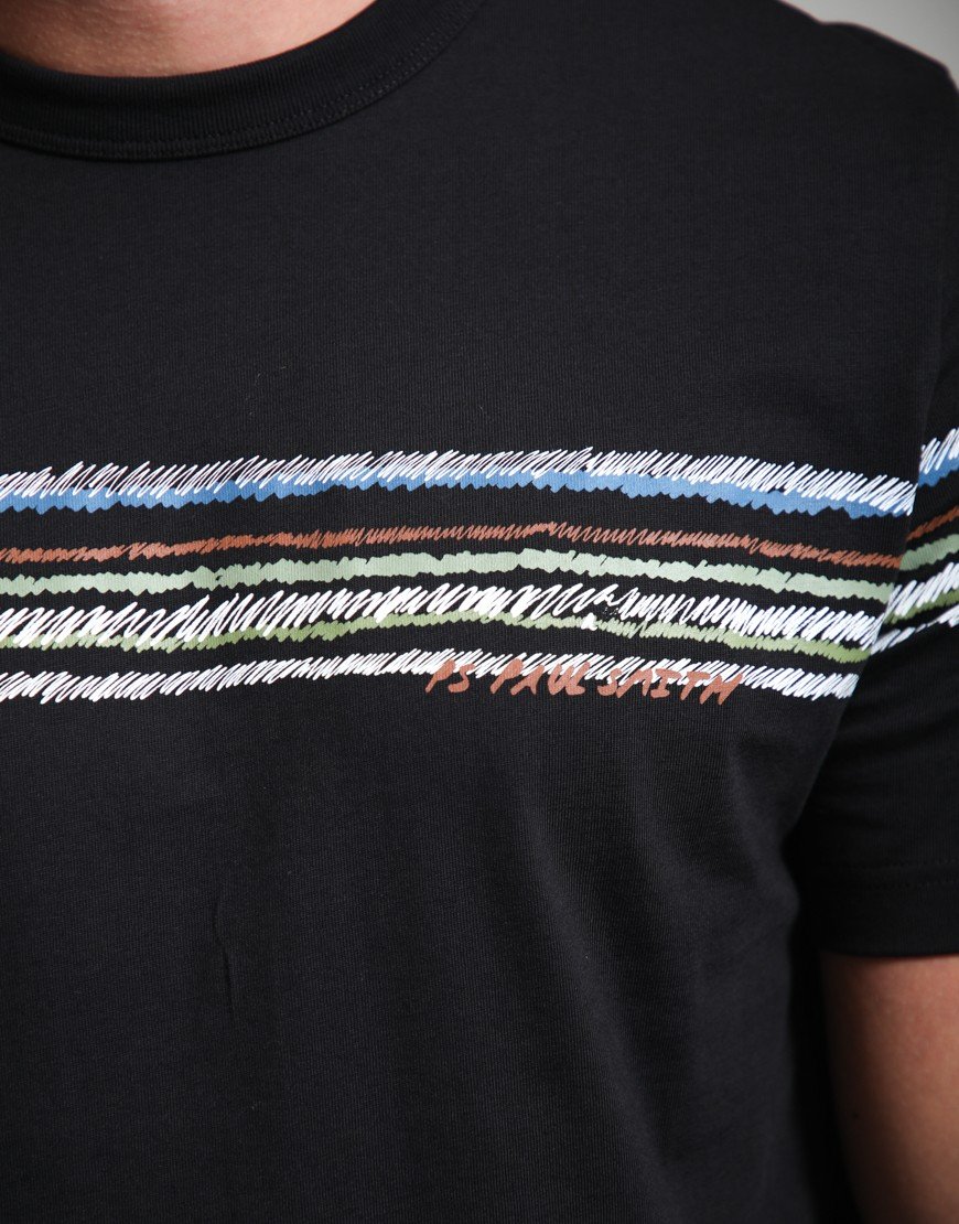 Paul Smith Stripe T-Shirt 79 Black