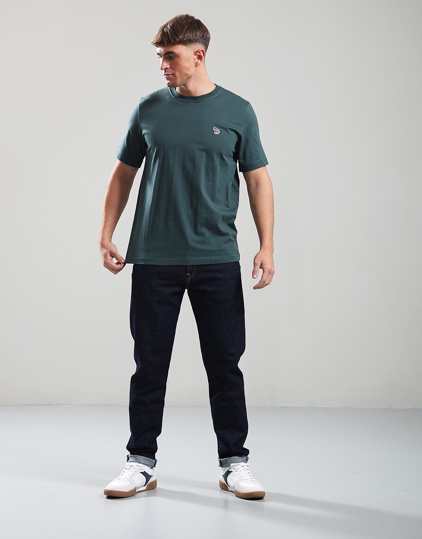 Paul Smith Regular Fit Zebra T-Shirt 37D Petrol Green