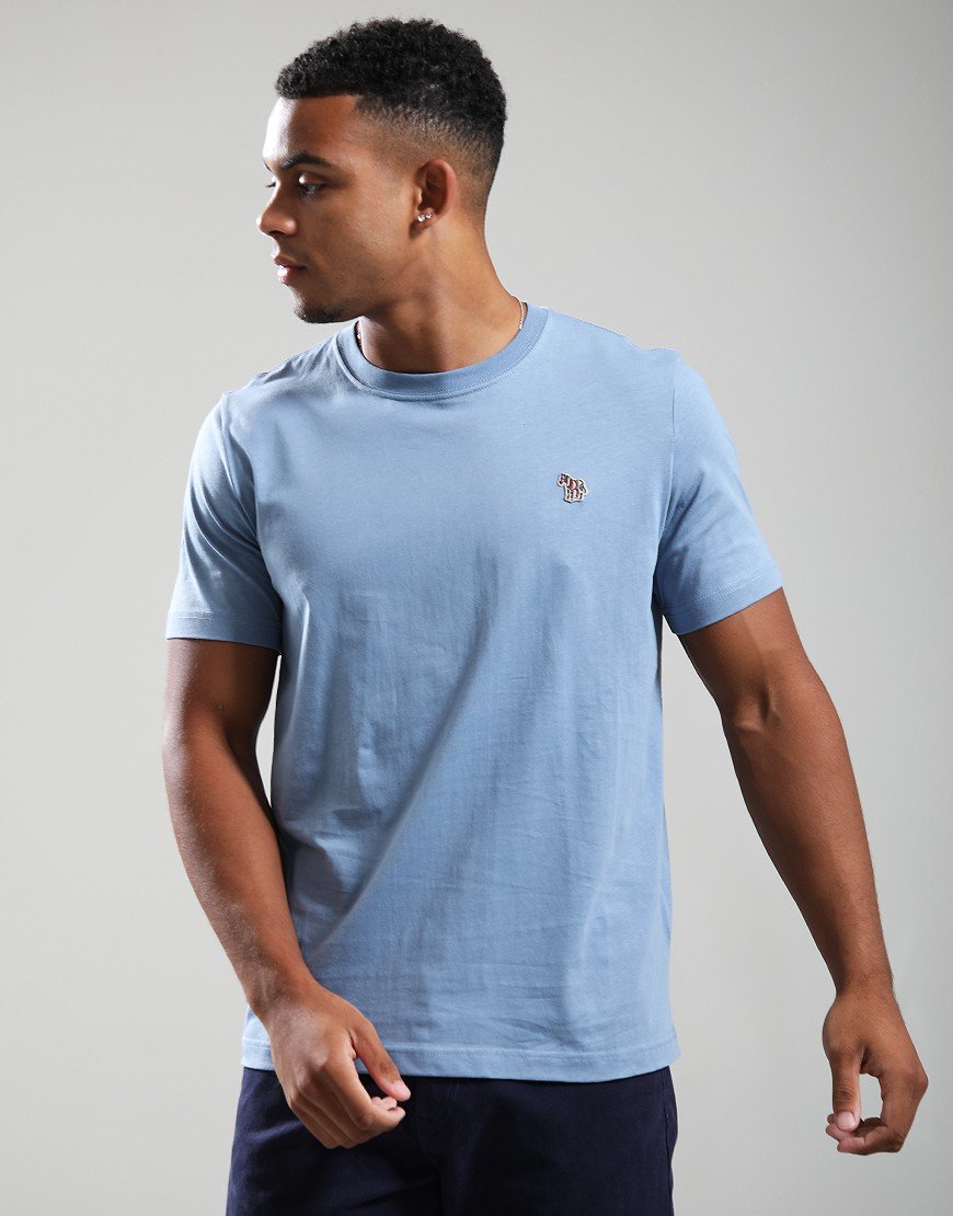 Paul Smith Regular Fit Zebra T-Shirt 43D Greyish Blue
