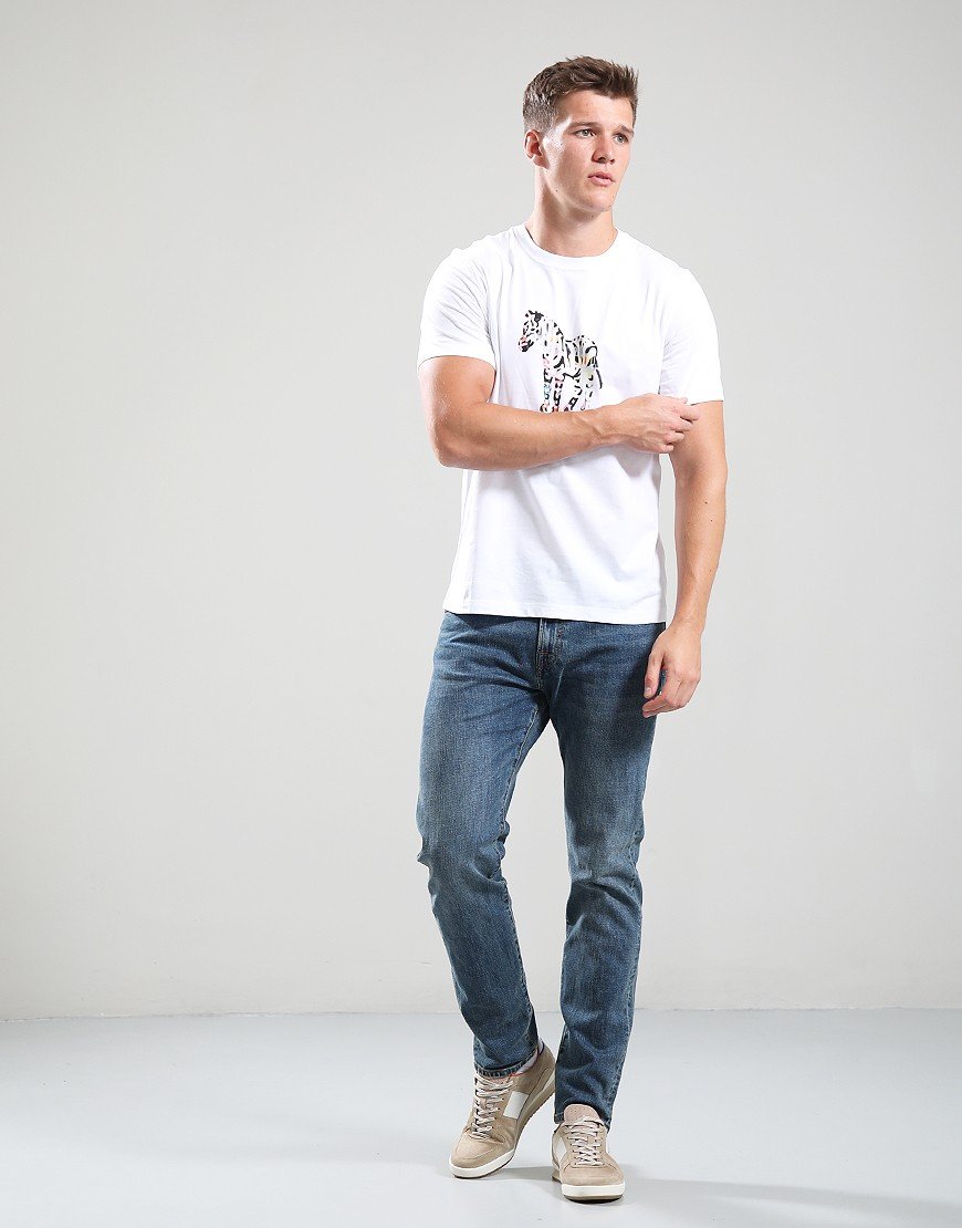 Paul Smith Zebra Large Regular Fit T Shirt 01 White