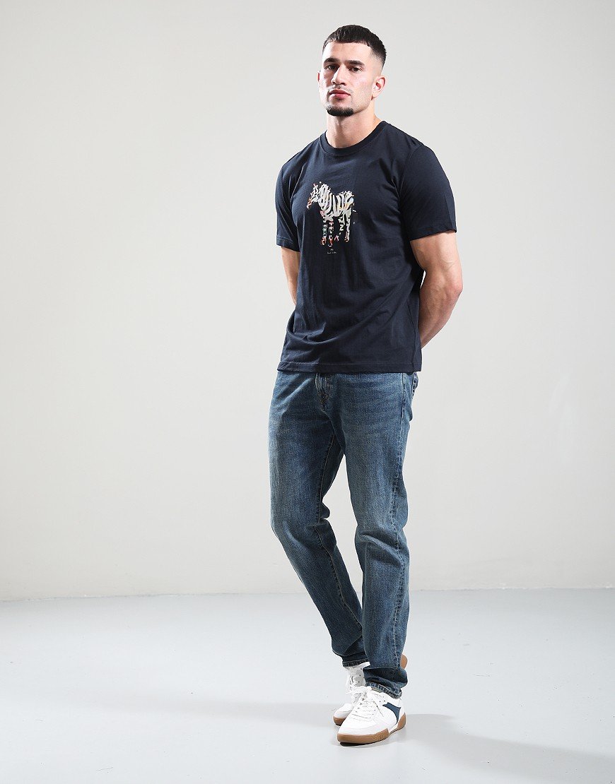 Paul Smith Zebra Large Regular Fit T Shirt 49 Very Dark Navy