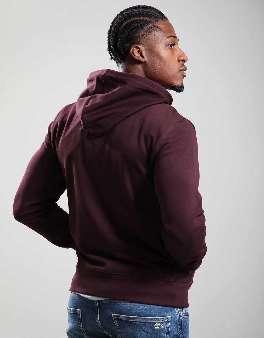 Paul Smith Zip Front Zebra Hoodie 29A Very Dk Red