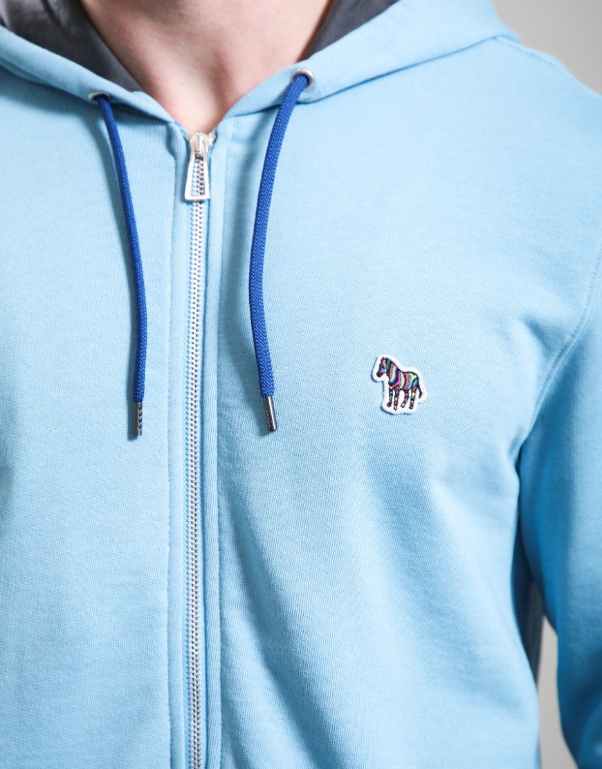 Paul Smith Zip Front Zebra Hoodie 43H