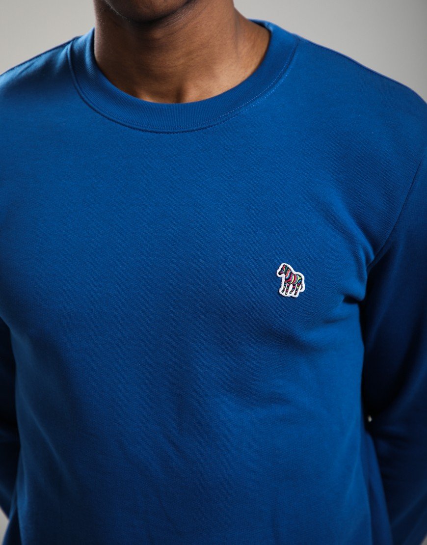 Paul Smith Regular Fit Sweat Zebra 45D Blue
