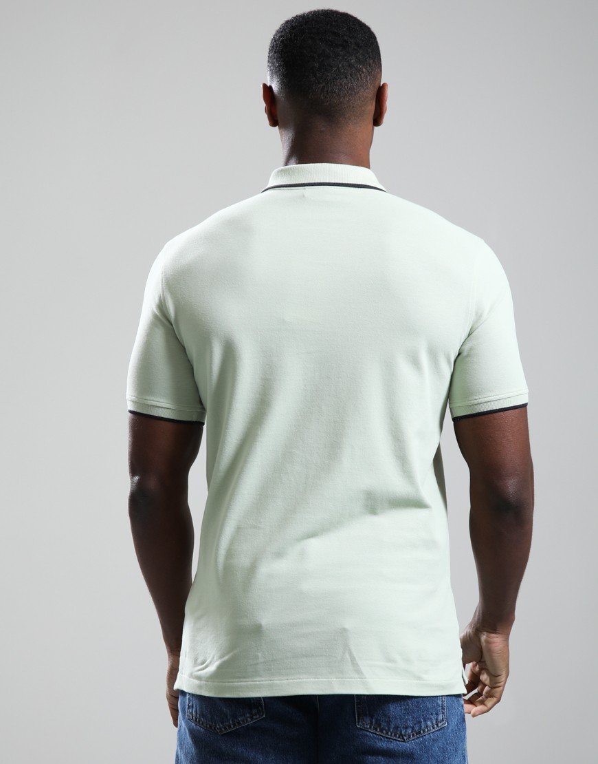 Paul Smith Regular Fit Zebra Polo Shirt Pastel Green