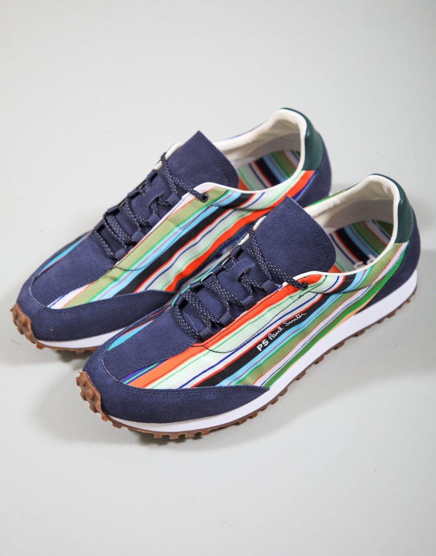 Paul Smith Senso Trainers Stripe Print