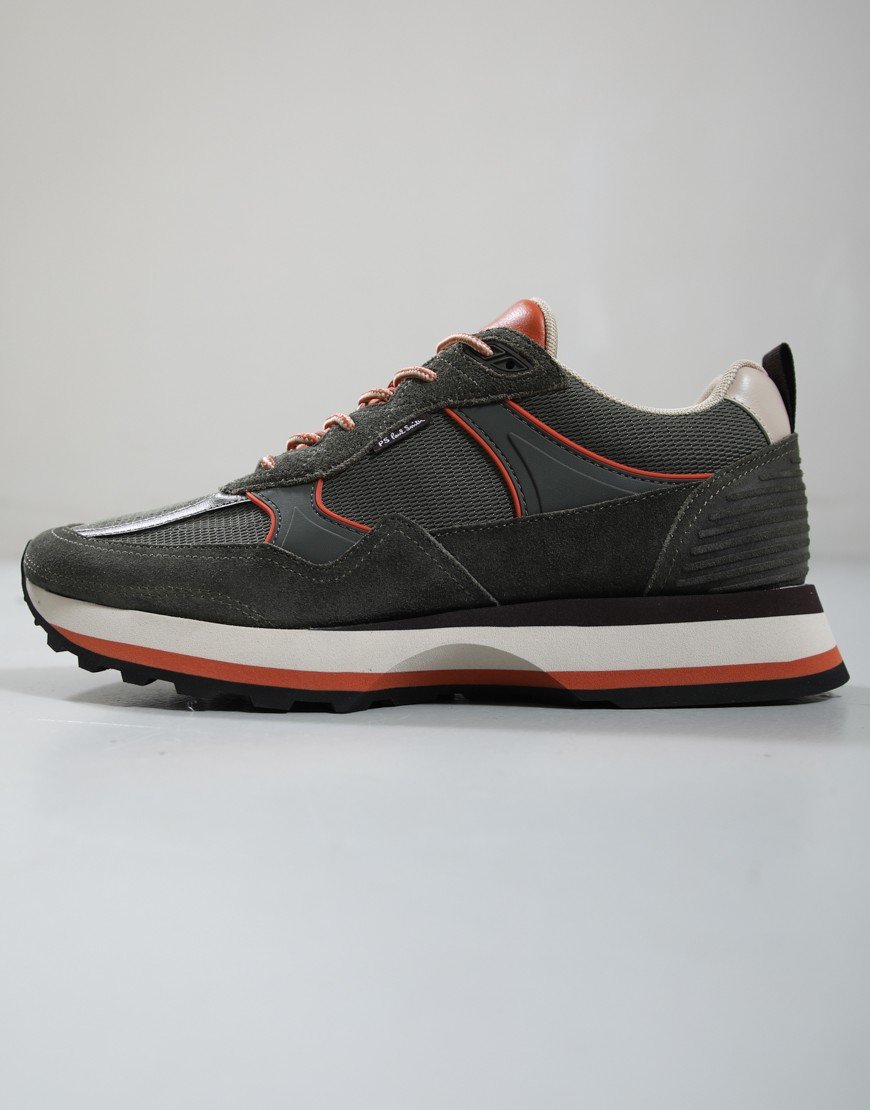 Paul Smith Banks Trainers Khaki