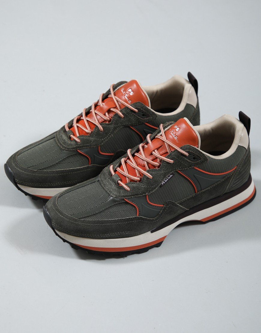 Paul Smith Banks Trainers Khaki