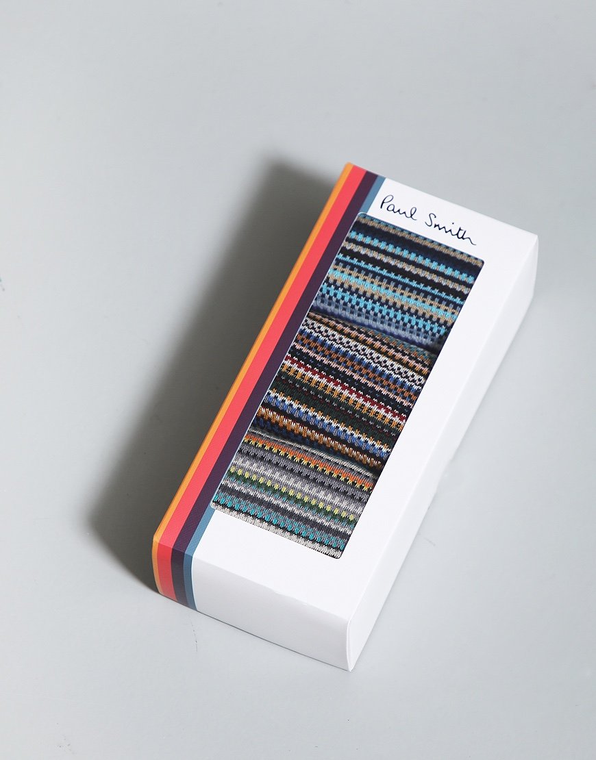 Paul Smith 3 Pack Pique Sock Mixed Plate