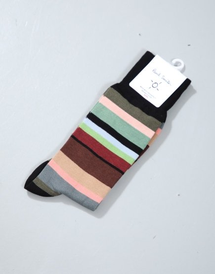 Paul Smith Marek Stripe Sock 79 Black