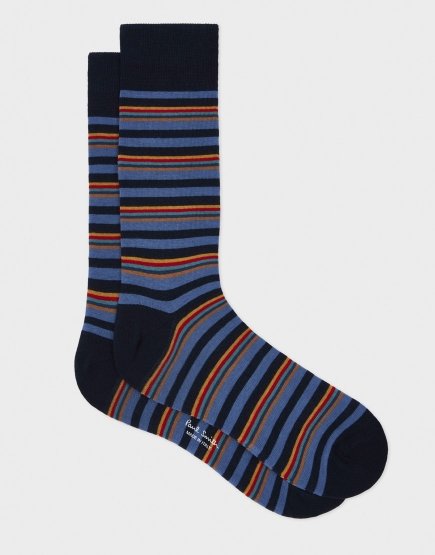 Paul Smith Nolan Artist Socks Navy