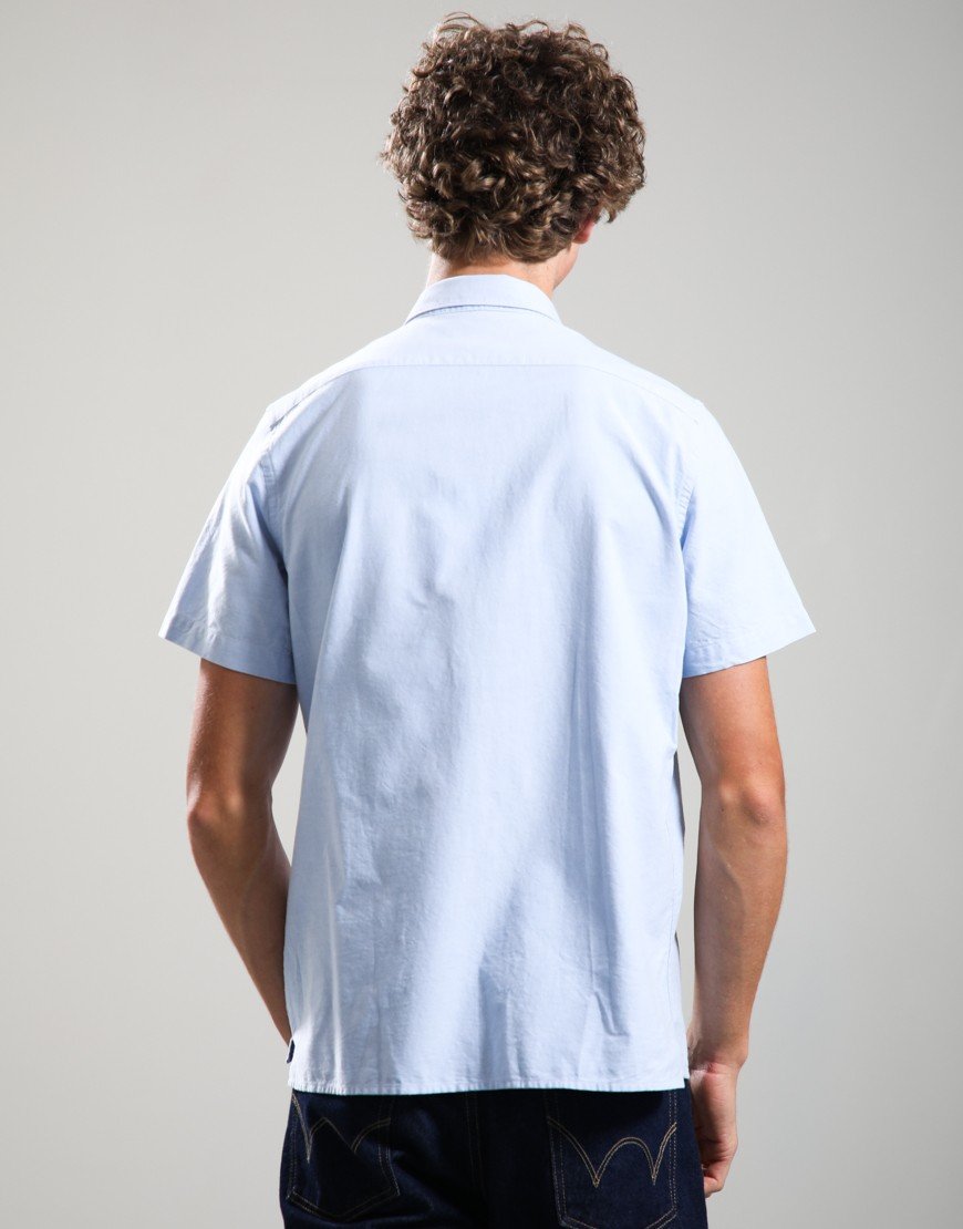 Paul Smith Casual Fit Shirt Zebra Badge 40 Light Blue