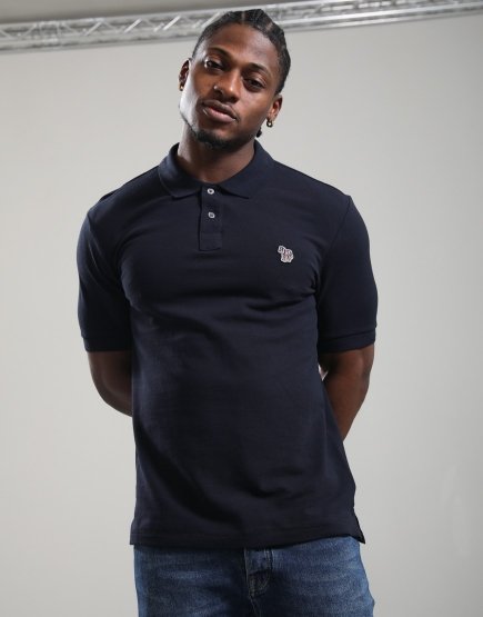 Paul Smith Zebra Logo Polo Shirt Dark Navy
