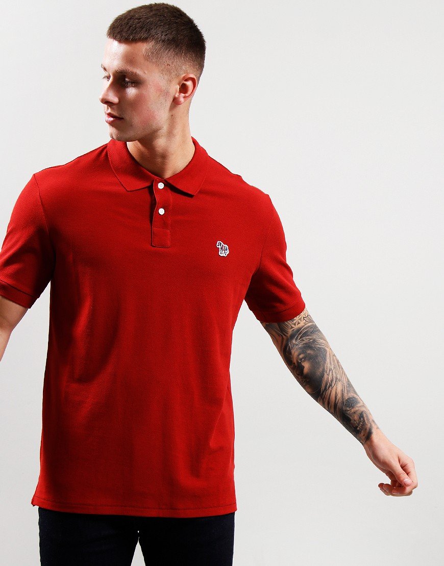 Paul Smith Regular Fit Polo Shirt 27B Blood