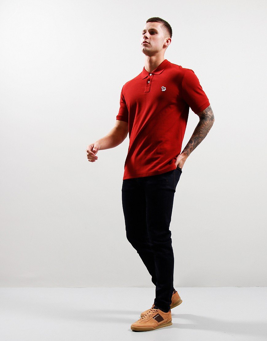 Paul Smith Regular Fit Polo Shirt 27B Blood