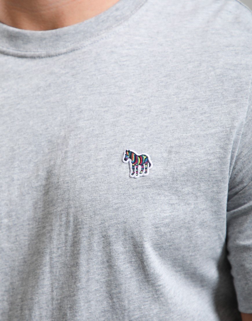 Paul Smith Zebra Logo T-Shirt Grey Melange