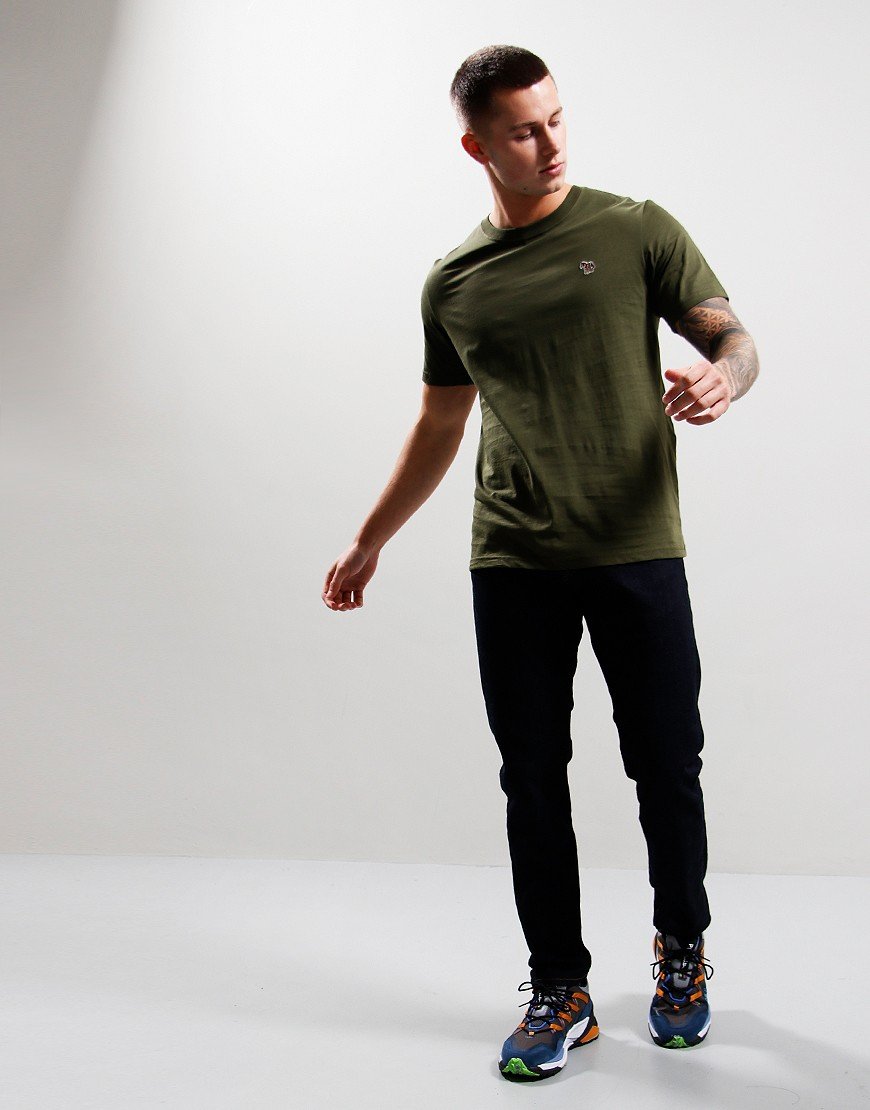 Paul Smith Regular Fit T-Shirt 35D Military Green