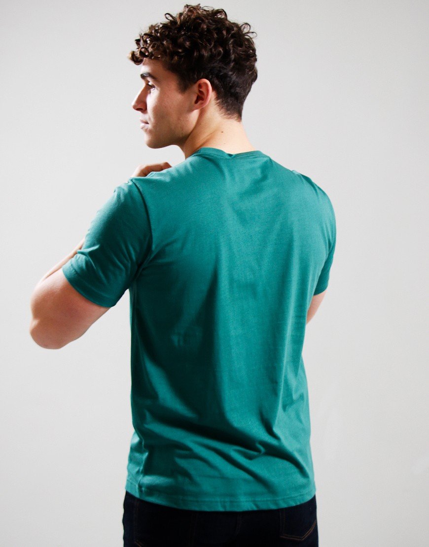 Paul Smith Small Logo Zebra Badge T-Shirt 33C Emerald Green