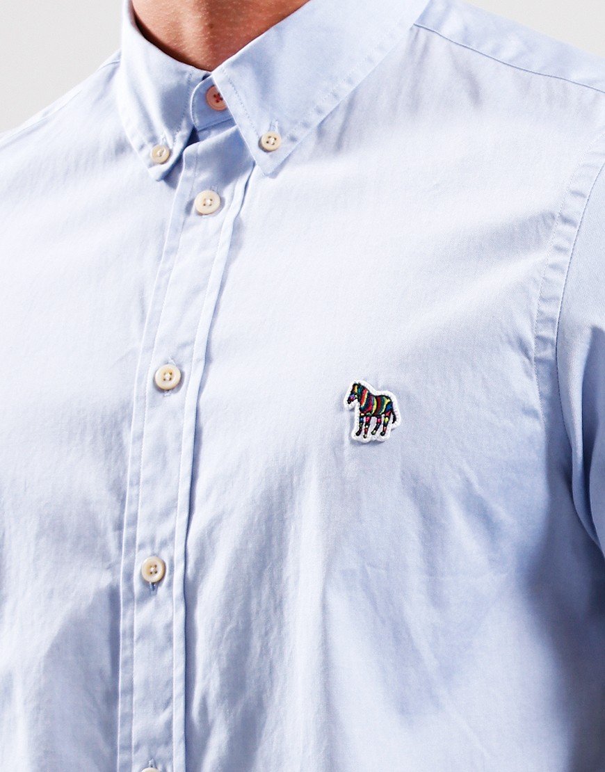 Zebra Badge Polo Shirt in Military Green | PS Paul Smith