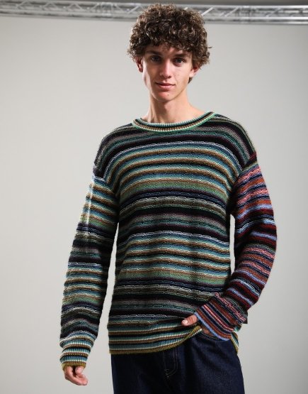 Paul Smith Sweater Crew Neck 92 Multi Coloured
