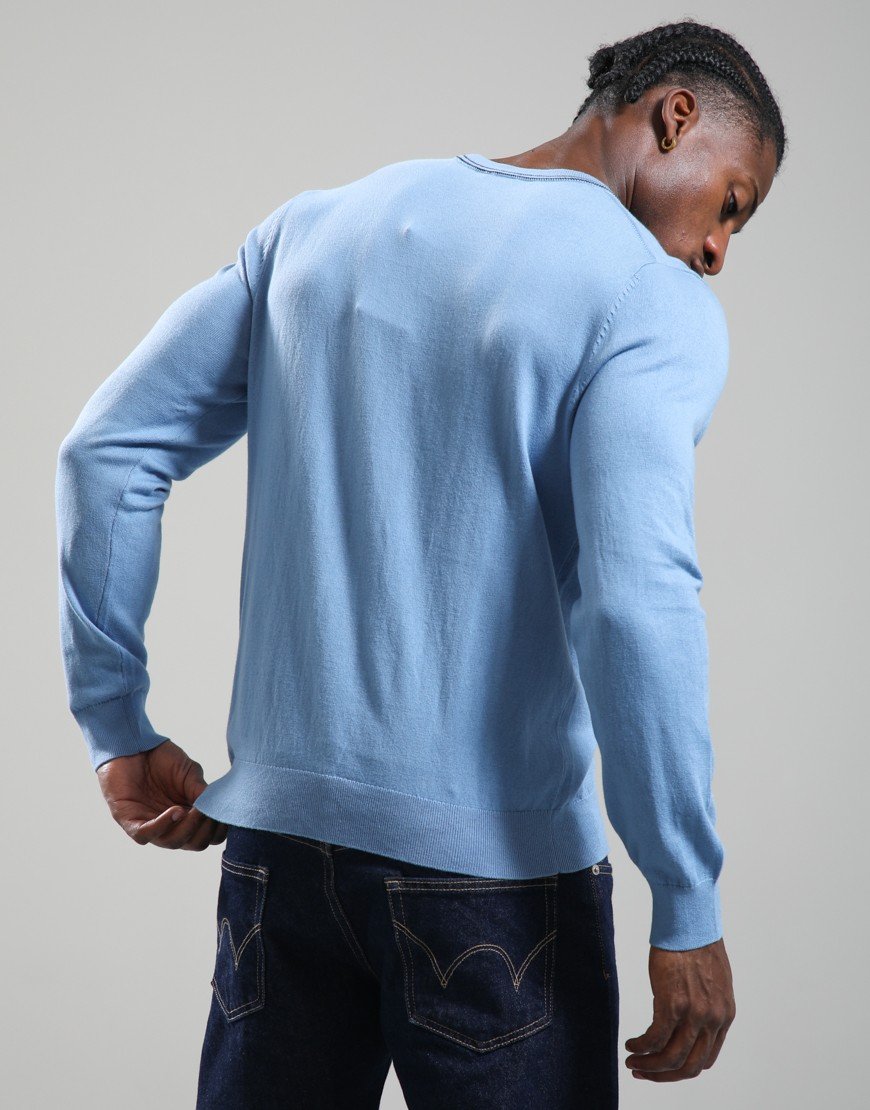 Paul Smith Zebra Logo Crew Neck Knit Light Blue