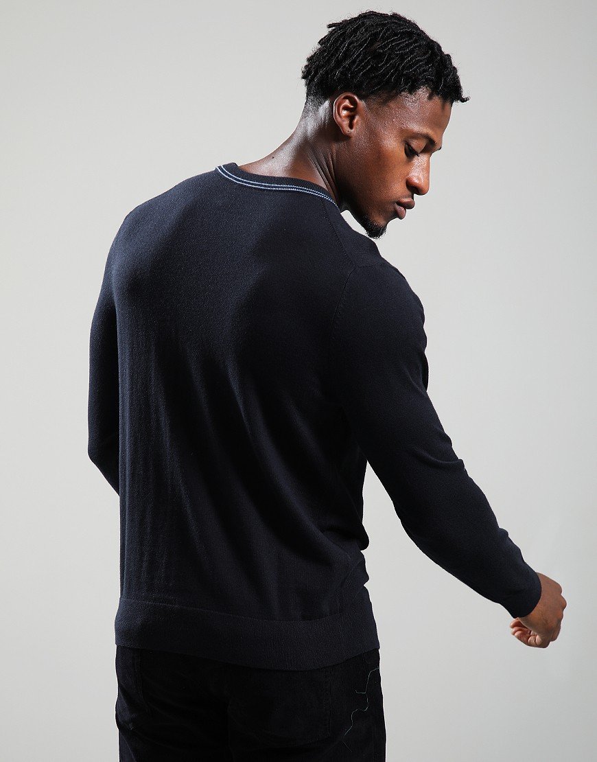 Paul Smith Zebra Badge Crew Neck Knit 79 Black