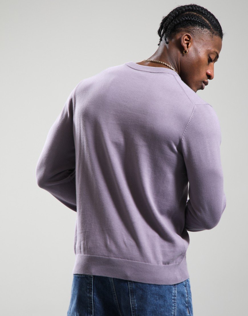 Paul Smith Sweater Zebra Badge Crew Neck Knit Light Purple