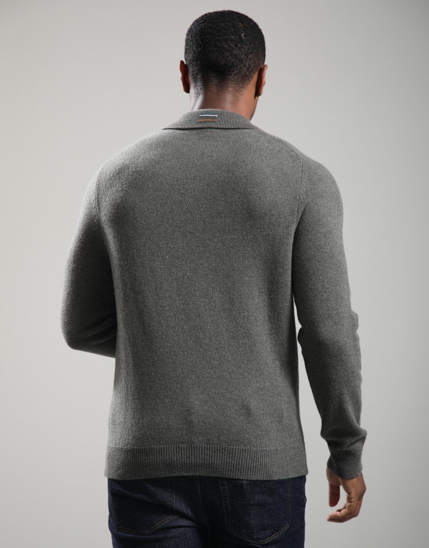 Paul Smith Polo Knit Light Greyish Green