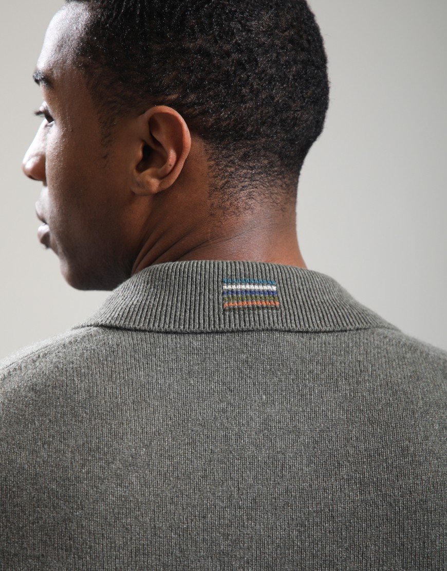 Paul Smith Polo Knit Light Greyish Green